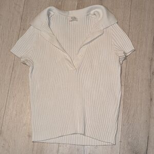 John Gault Ribbed Crop Polo